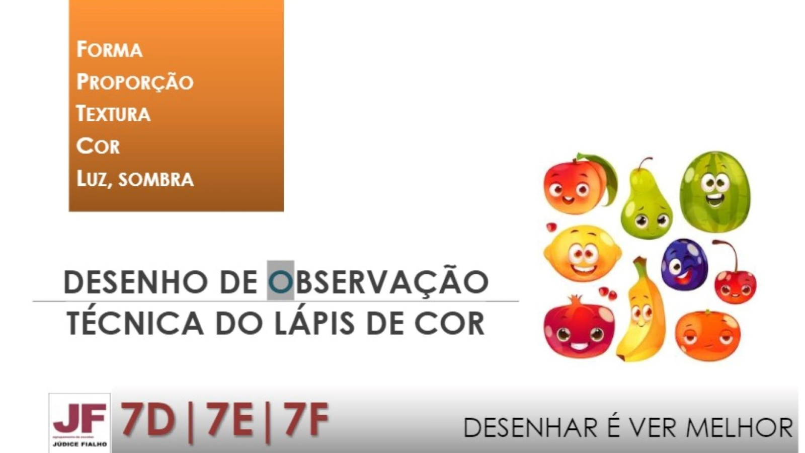 Desenho de observação/ Técnica do lápis de cor