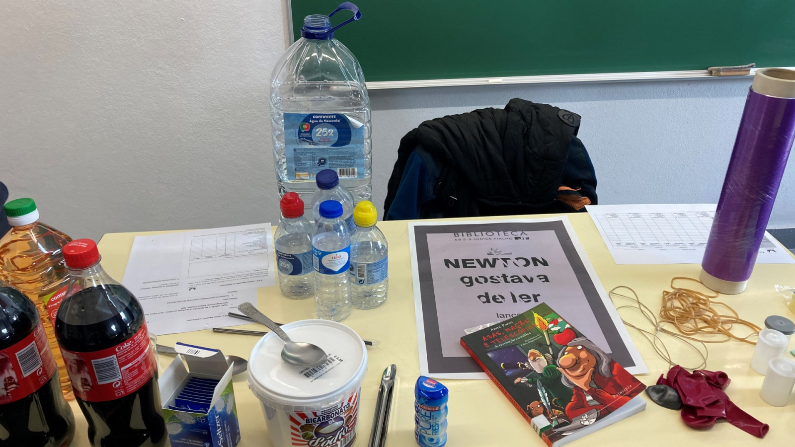 Foguetões lançados no último dia de aulas!