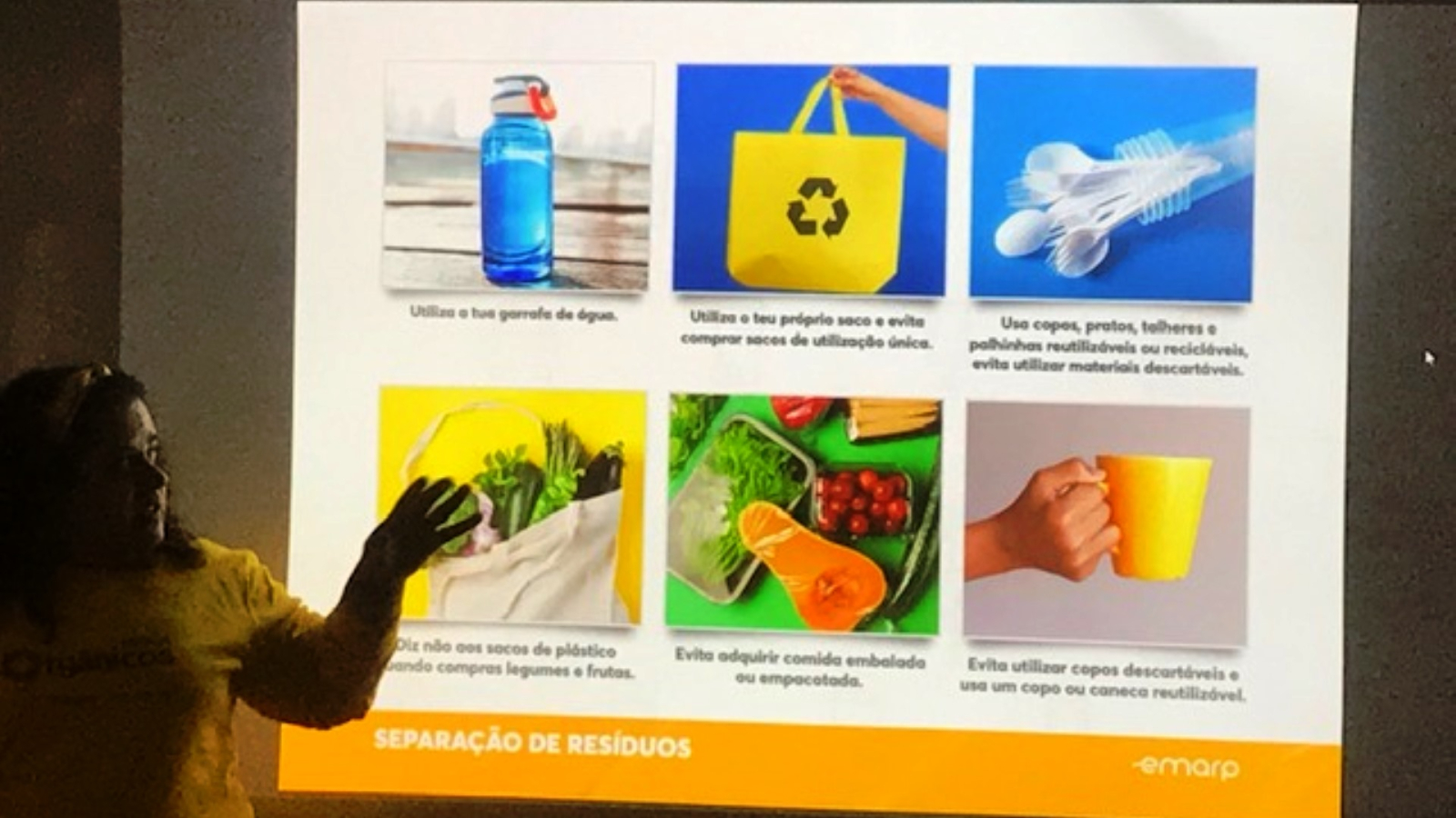 Sessões da EMARP sobre Separação de Resíduos