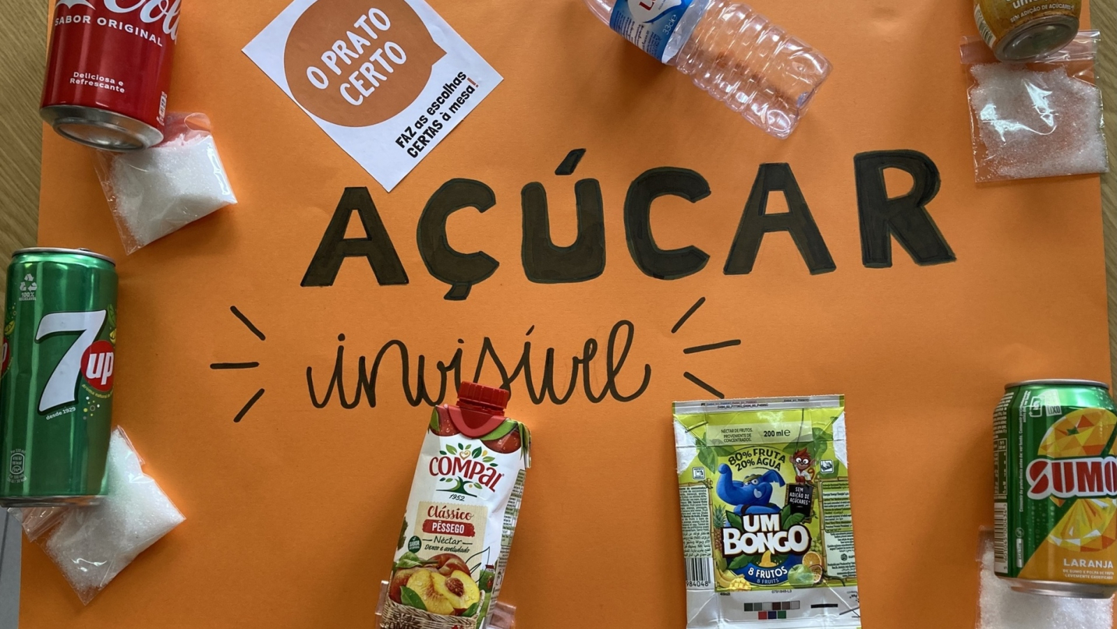 Atividade “O açúcar escondido nos alimentos“ - o Prato Certo