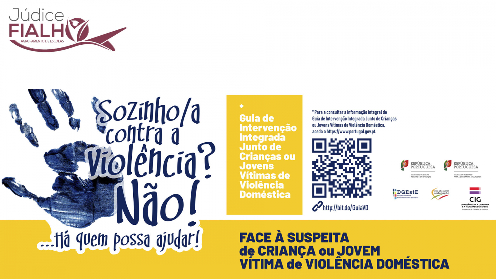 Sozinho(a) contra a violência? Não... Há quem possa ajudar