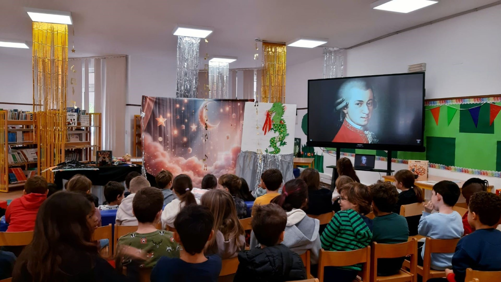 Hora do Conto Especial de Natal na Biblioteca – “A Flauta Mágica”, de Amadeus Mozart