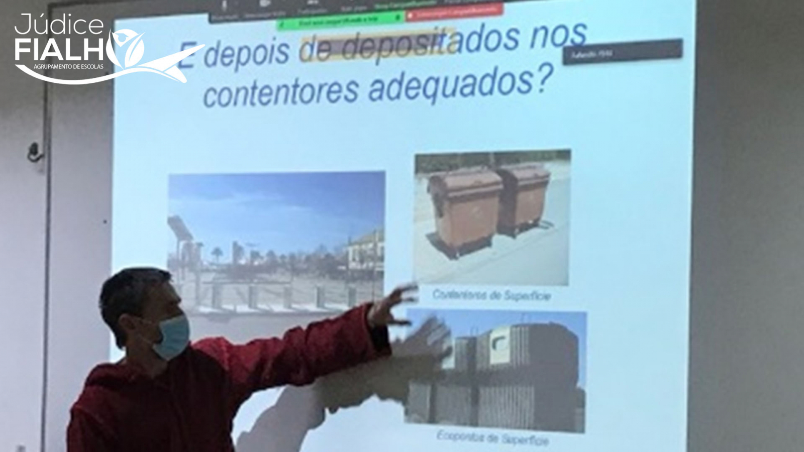 Sessões sobre compostagem e separação de resíduos