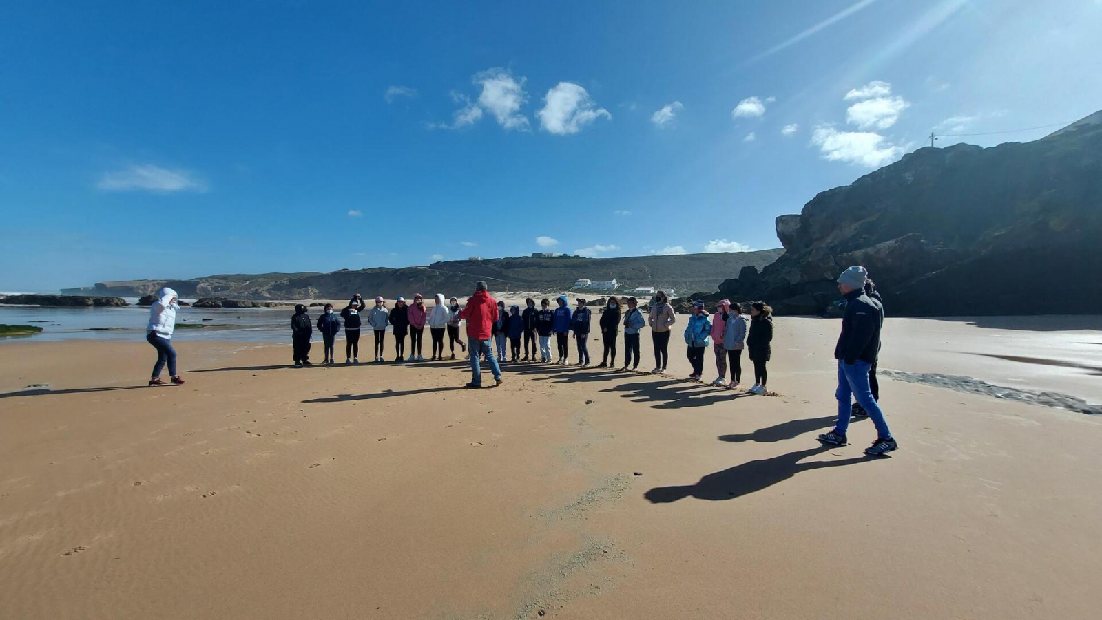 VISITAS DE ESTUDO NA PRAIA DE MONTES CLÉRIGOS