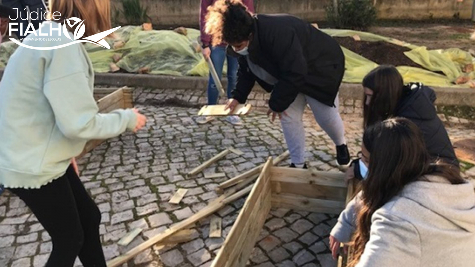 Nova Horta Bio da nossa escola!