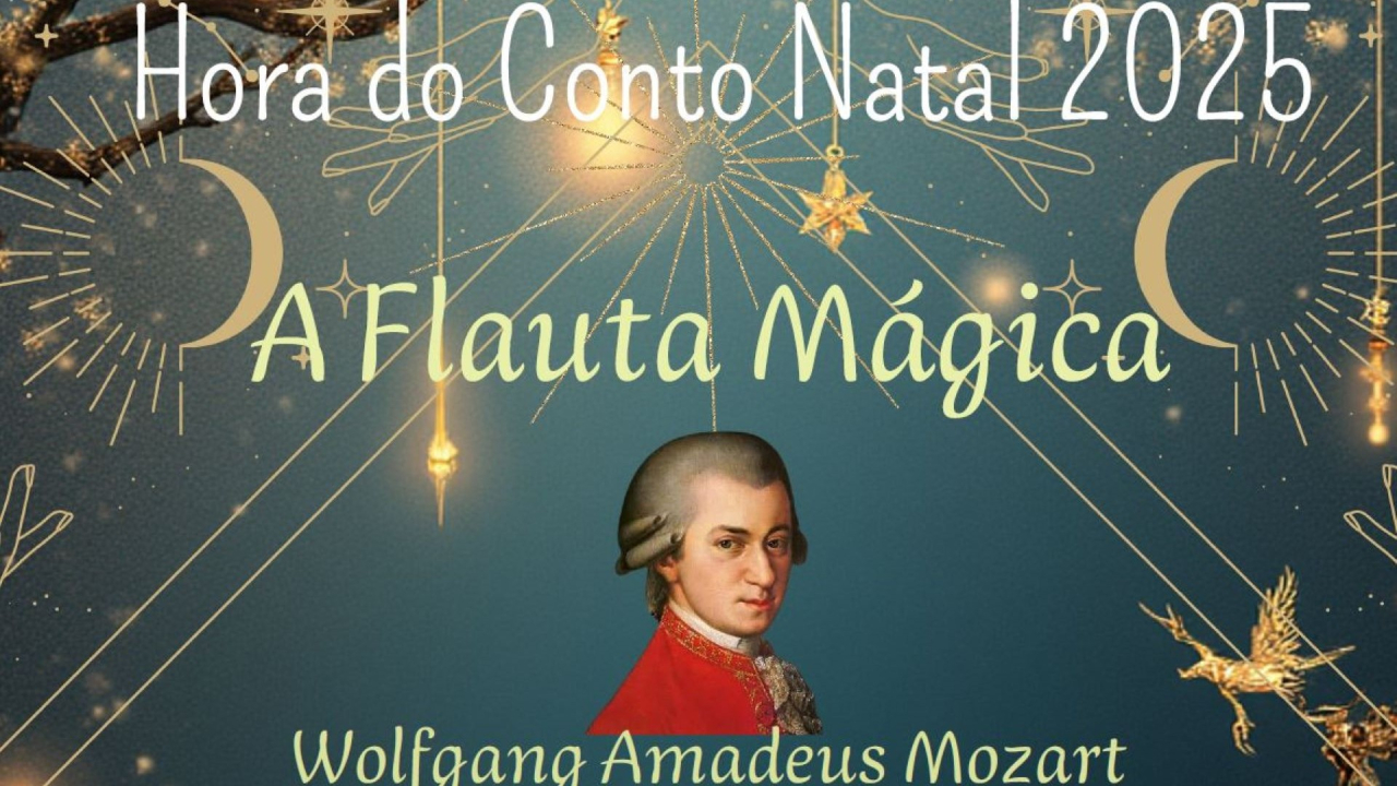 A atividade “A Flauta Mágica – Hora do Conto Especial de Natal”