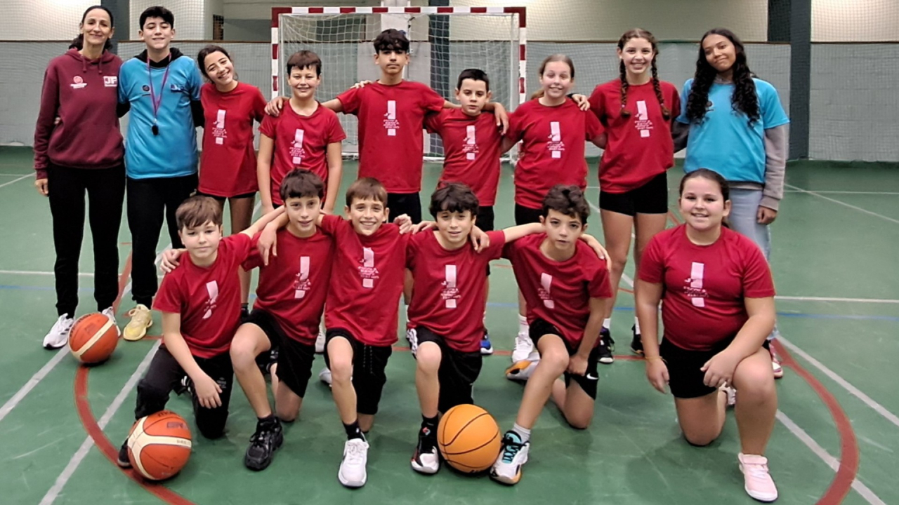 Júdice Fialho domina 1.º Encontro de Basquetebol Infantis B