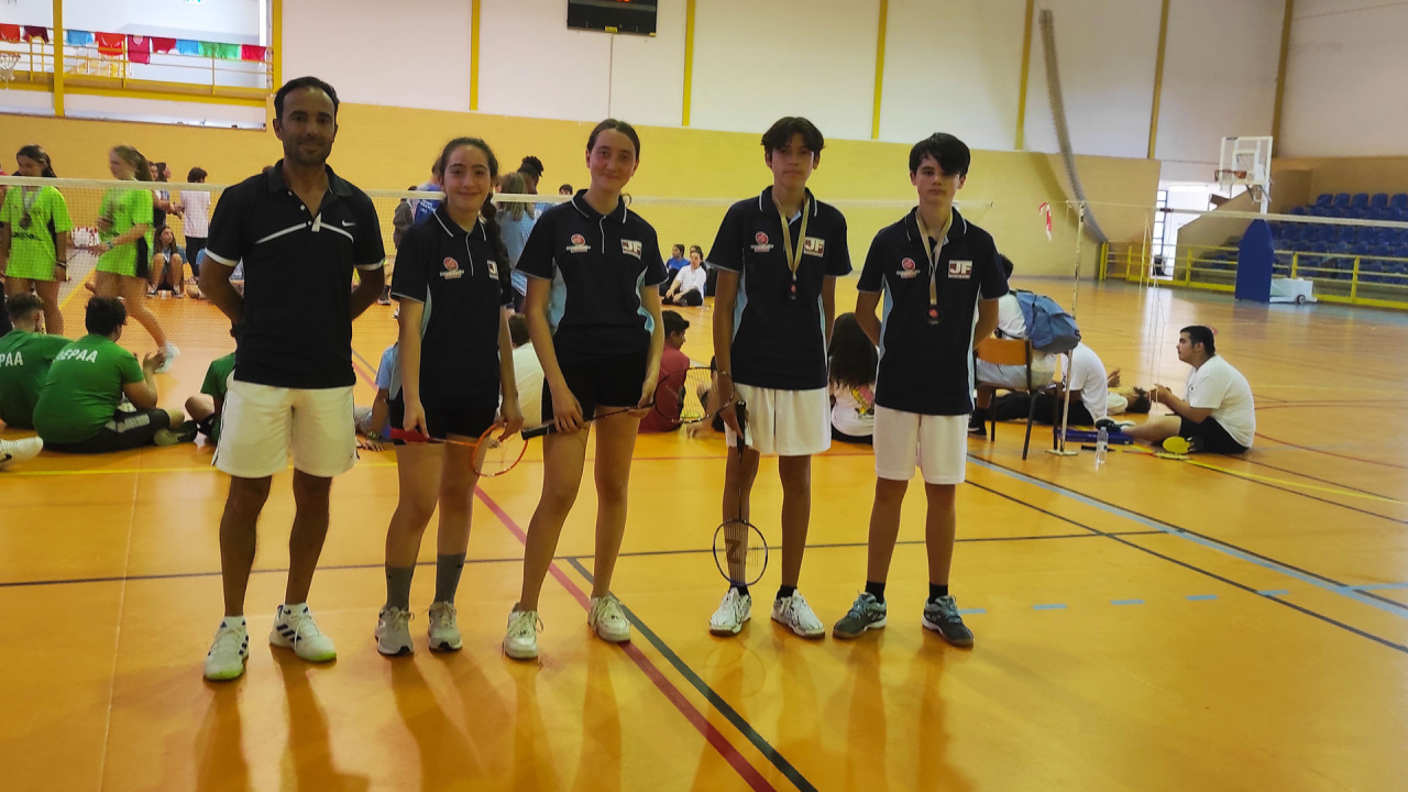 Equipa de Badminton JF_ Campeonato Regional de Iniciados