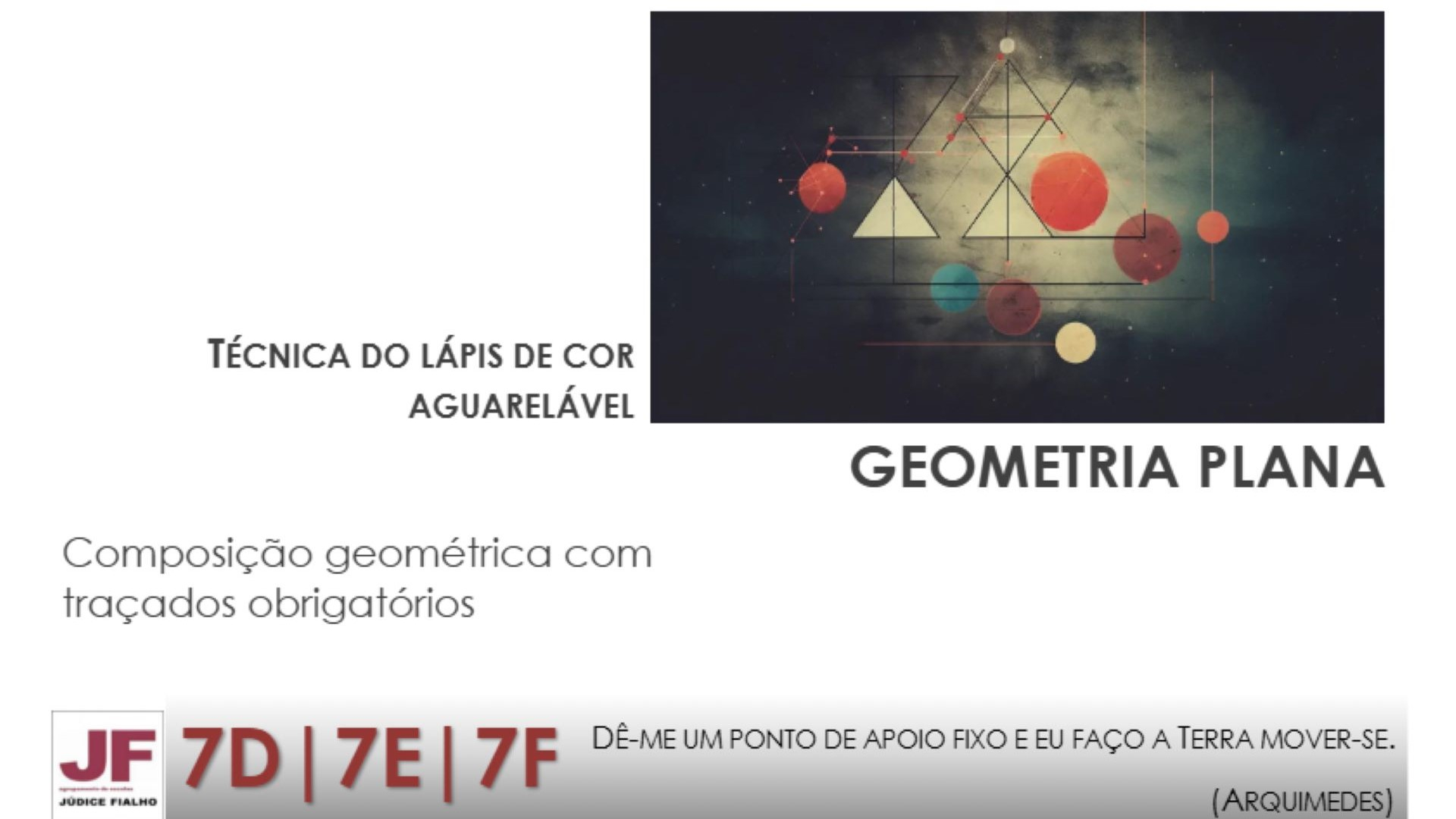 Trabalhos de Geometria Plana