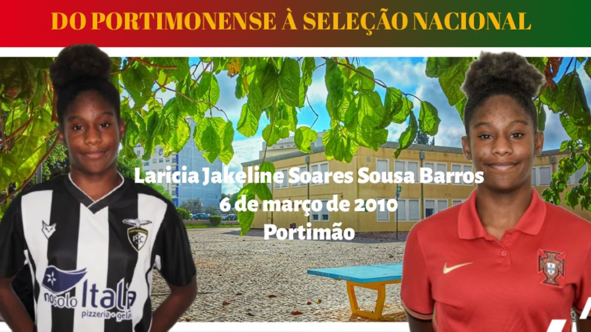 LARÍCIA BARROS CONVOCADA PARA A SELEÇÃO NACIONAL DE SUB15