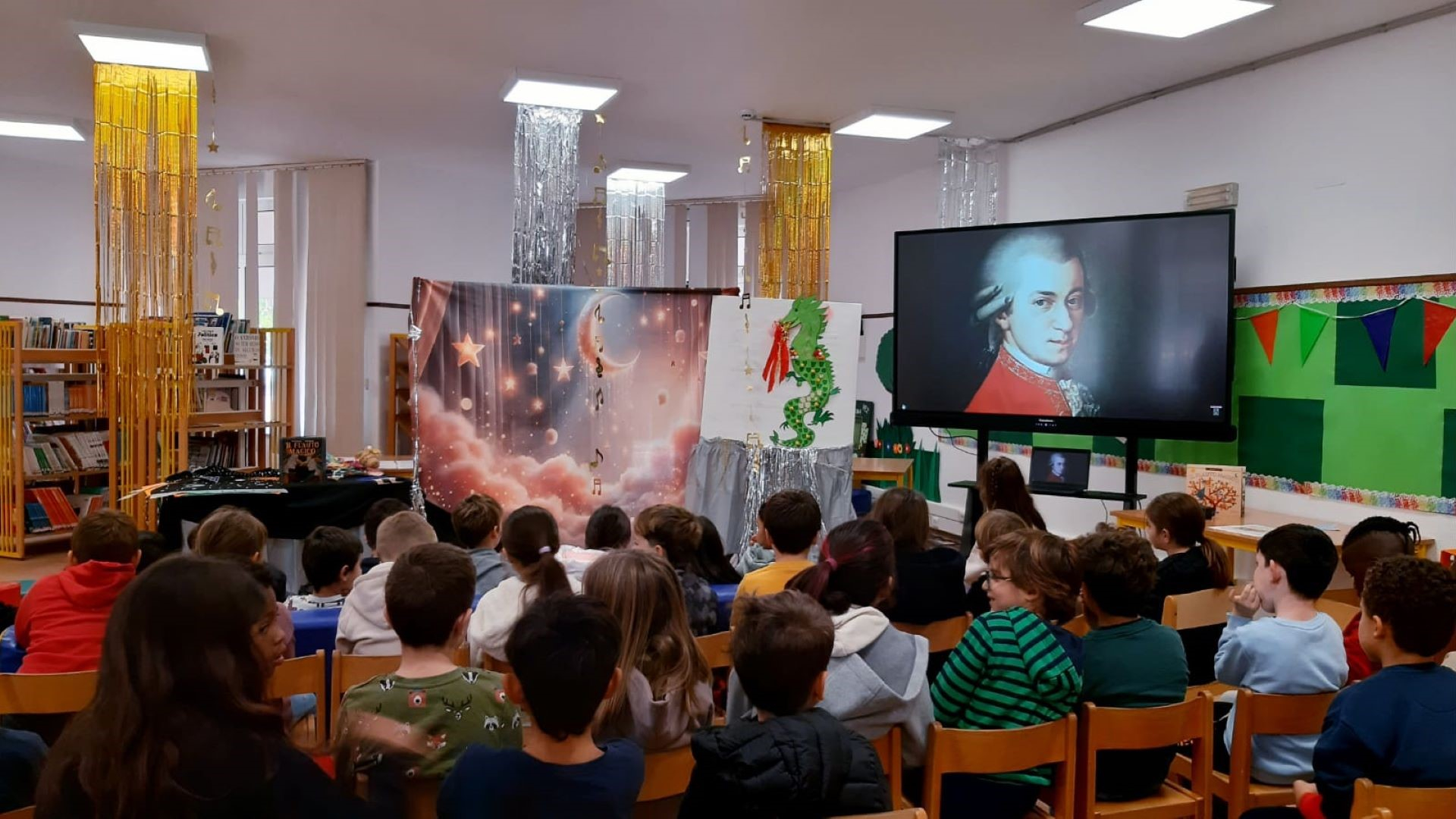 Hora do Conto Especial de Natal na Biblioteca – “A Flauta Mágica”, de Amadeus Mozart