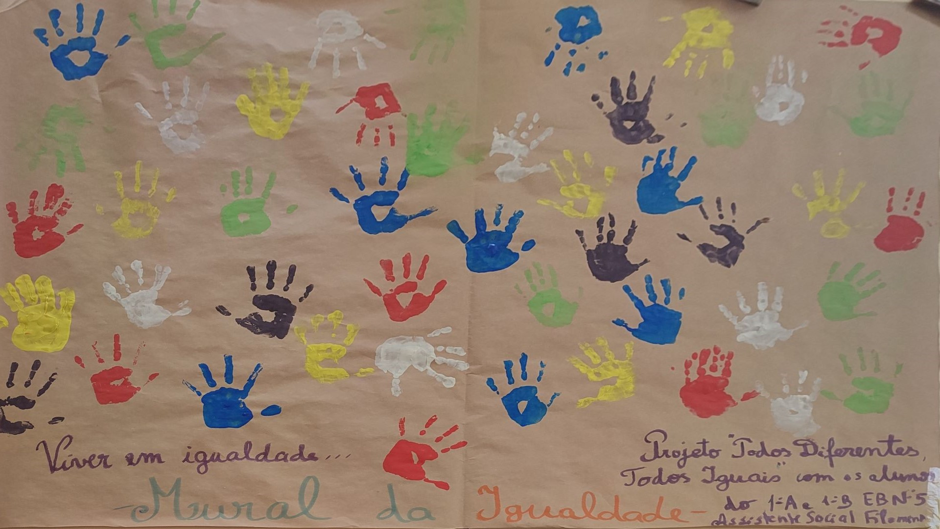 Projeto:” Viver em Igualdade: Todos Diferentes, Todos Iguais!” – Uma atividade cheia de cor e significado na EB1 de Chão das Donas